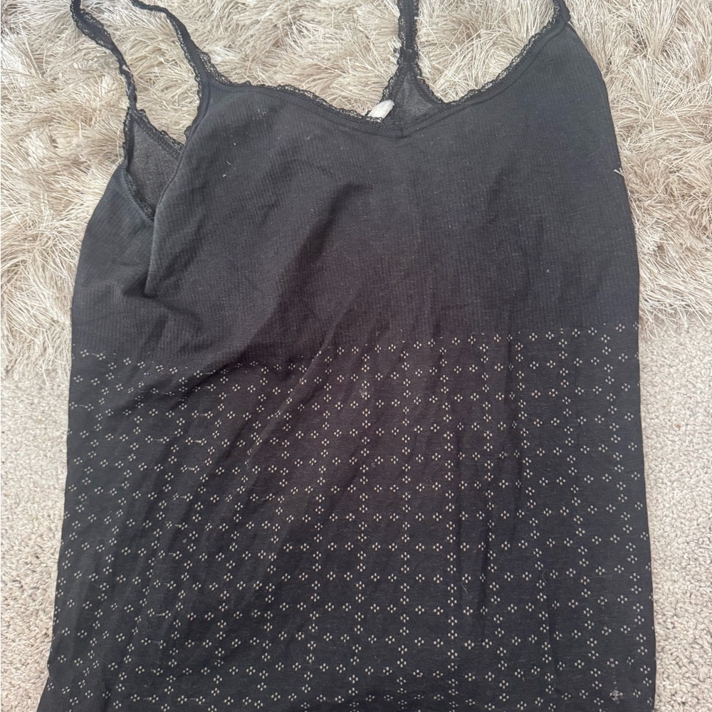 Black Lacy Tank